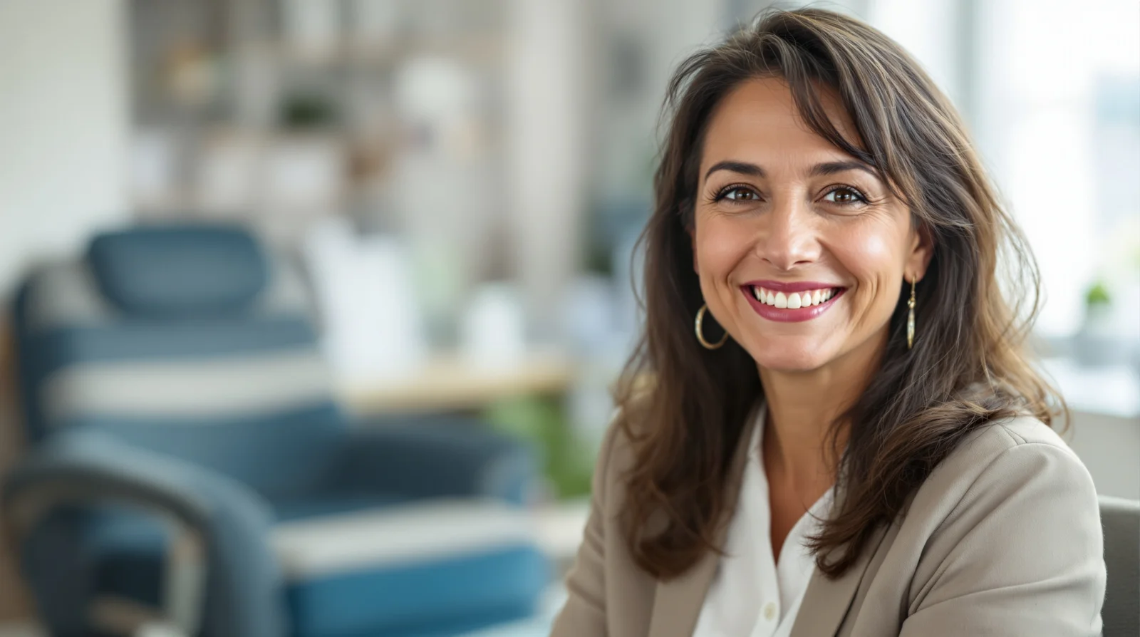 OB/GYN talking with a patient about perimenopause and menopause at Legacy OB/GYN in Frisco, TX